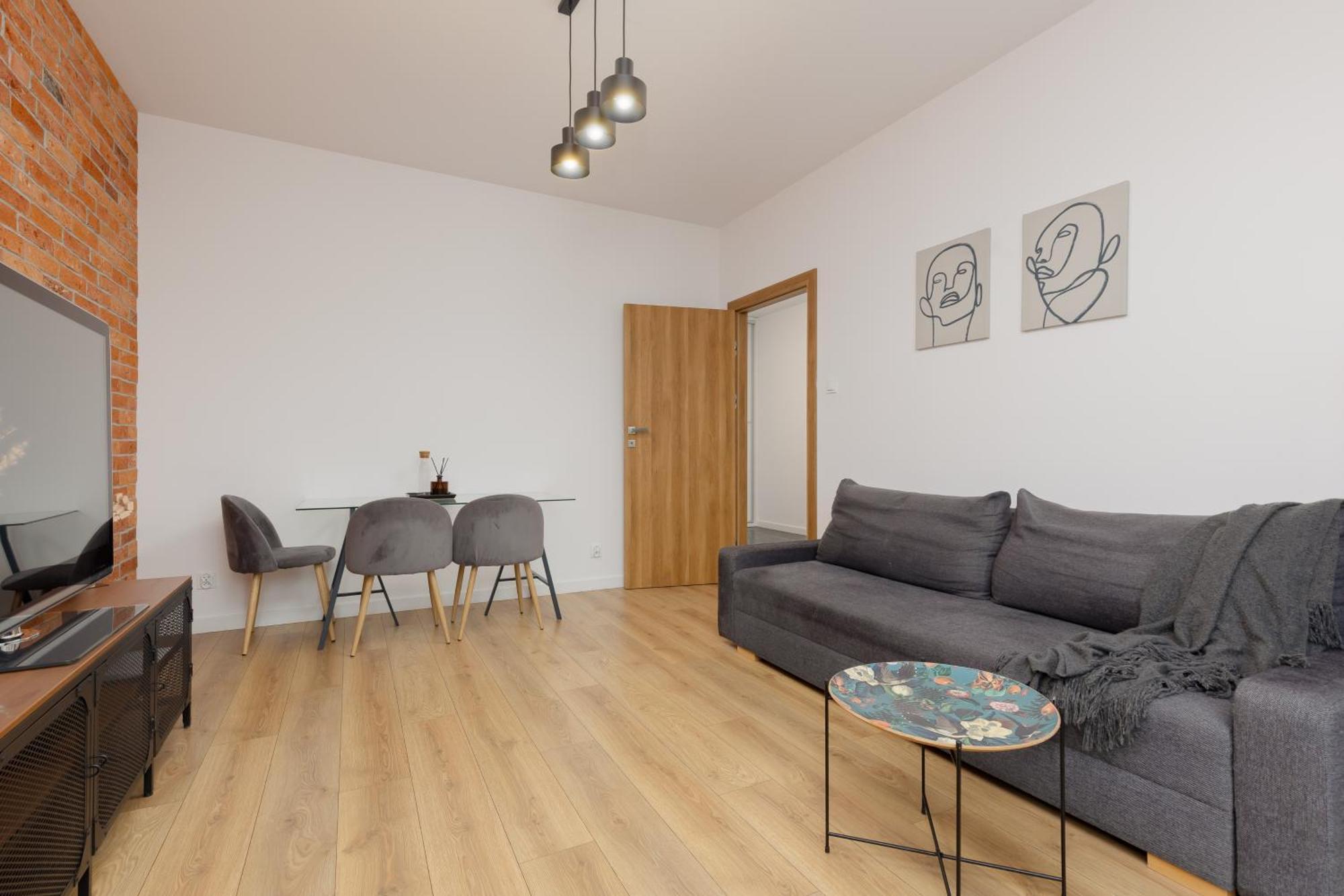 Apartament Minimalist In With Parking Near Kaliska By Renters Łódź